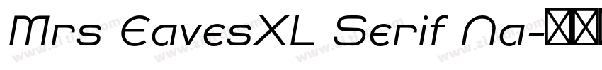 Mrs EavesXL Serif Na字体转换